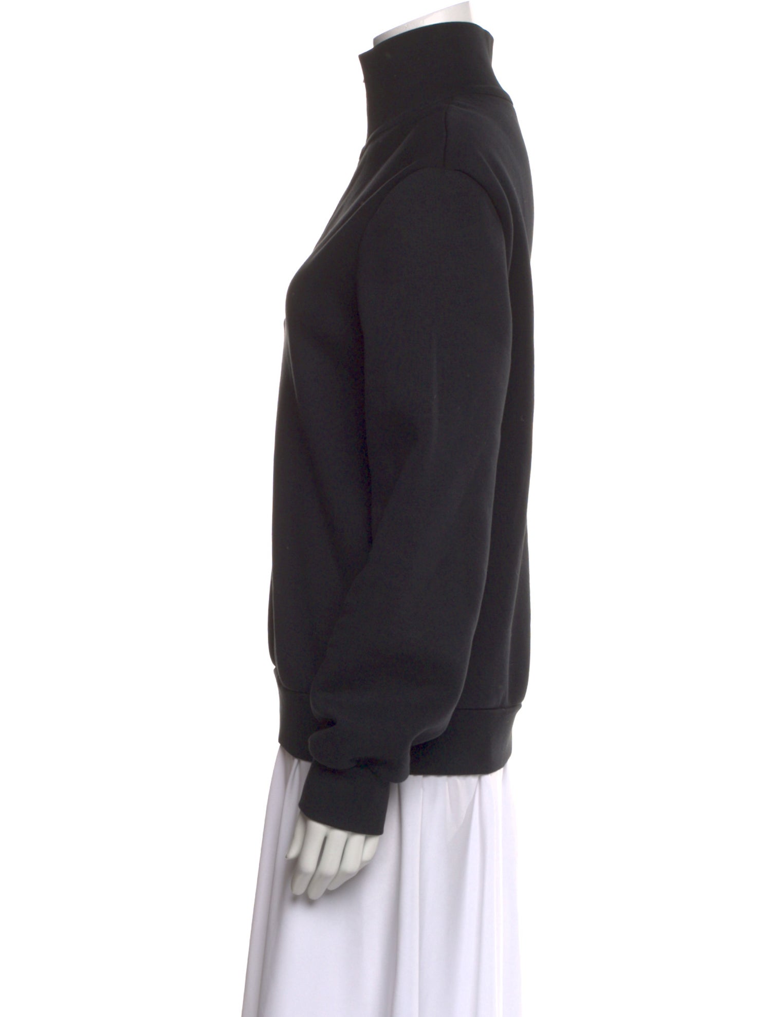 Acne Studios Mock Neck Long Sleeve Sweatshirt
